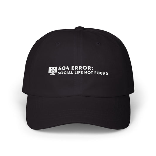 404 Error: Social Life Not Found Developer Cap